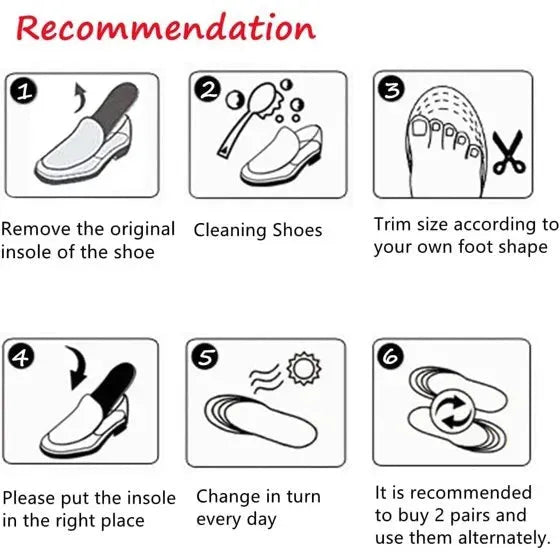Whimfluence™ Adjustable Height Increase Insoles – Soft & Invisible